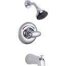Delta Faucet Chrome 1.5 gpm Pressure Balance Tub and Shower Trim with Single Lever Handle (Trim Only) 