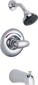 Delta Faucet Chrome 1.5 gpm Pressure Balance Tub and Shower Trim with Single Lever Handle (Trim Only) 
