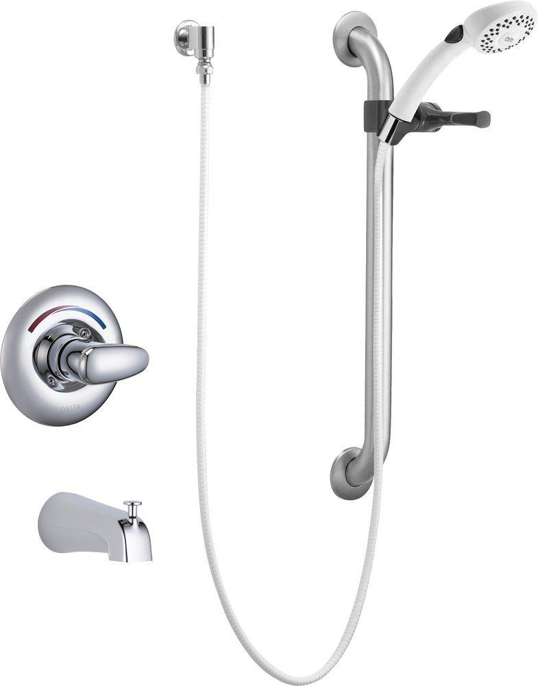 Delta Faucet Chrome Single Handle Bathtub & Shower Faucet Trim Only 