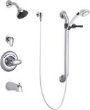 Single Handle Single Function Bathtub & Shower Faucet in Chrome Trim Only