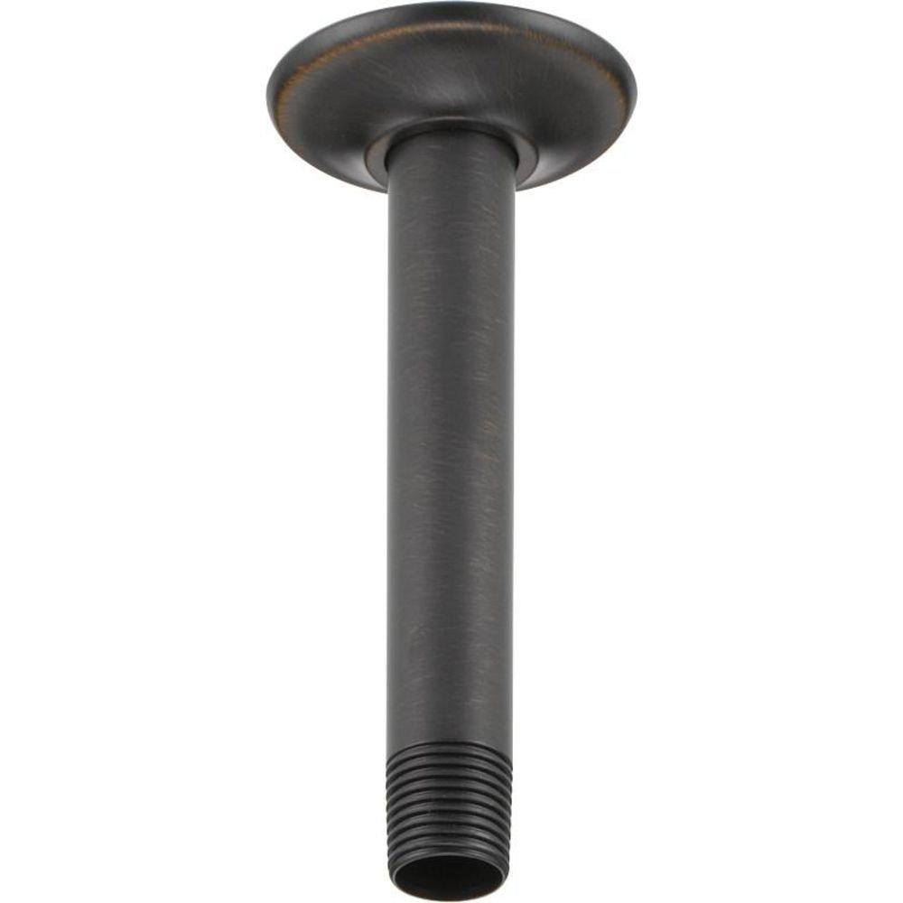 Delta Faucet Venetian Bronze 1/2 x 2-3/8 x 6 in. MNPT Brass Shower Arm and Flange 