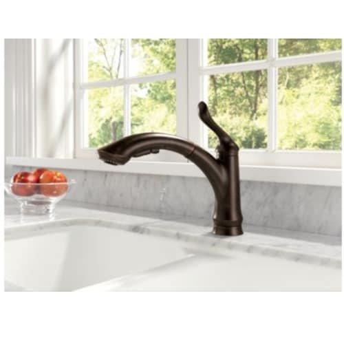 Delta Faucet Chrome Single Handle Pull Out Kitchen Faucet 