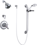 Delta Faucet Polished Chrome Single Handle Multi Function Shower System 