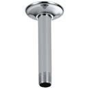 Delta Faucet Chrome 1/2 x 2-3/8 x 6 in. MNPT Brass Shower Arm and Flange 