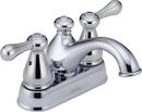 Delta Faucet Chrome Two Handle Centerset Bathroom Sink Faucet 