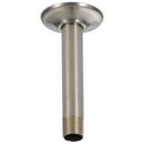 Delta Faucet Brilliance&reg; Stainless 1/2 x 2-3/8 x 6 in. MNPT Brass Shower Arm and Flange 