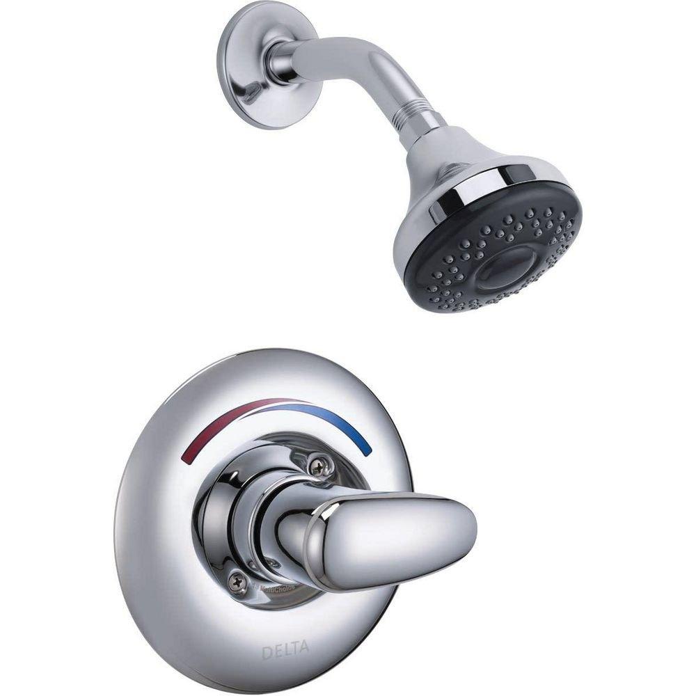 Delta Faucet Chrome 1.5 gpm Single Lever Handle Universal Tub and Shower Trim (Trim Only) 