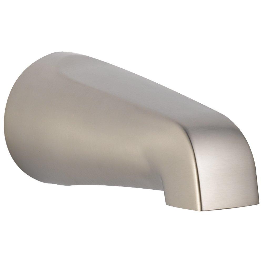 Delta Faucet Brilliance&reg; Stainless 1/2 x 5 in. Metal and Zinc Tub Spout 