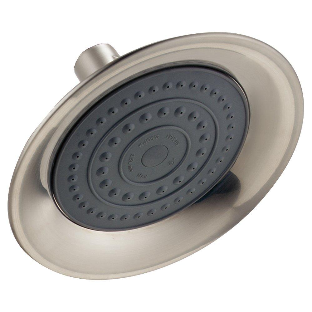 Delta Faucet Brushed Nickel Single Function Full Body Showerhead 
