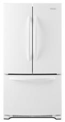 35-5/8 in. 17.3 cu. ft. French Door Refrigerator in White