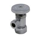 5/8 x 3/8 in. Compression Knob Handle Straight Supply Stop Valve in Chrome Plated
