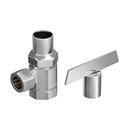 PROFLO&reg; Chrome Plated Male x OD Compression Loose Key Angle Supply Stop Valve in Chrome Plated 