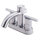 Double Lever Handle Centerset Lavatory Faucet in Polished Chrome