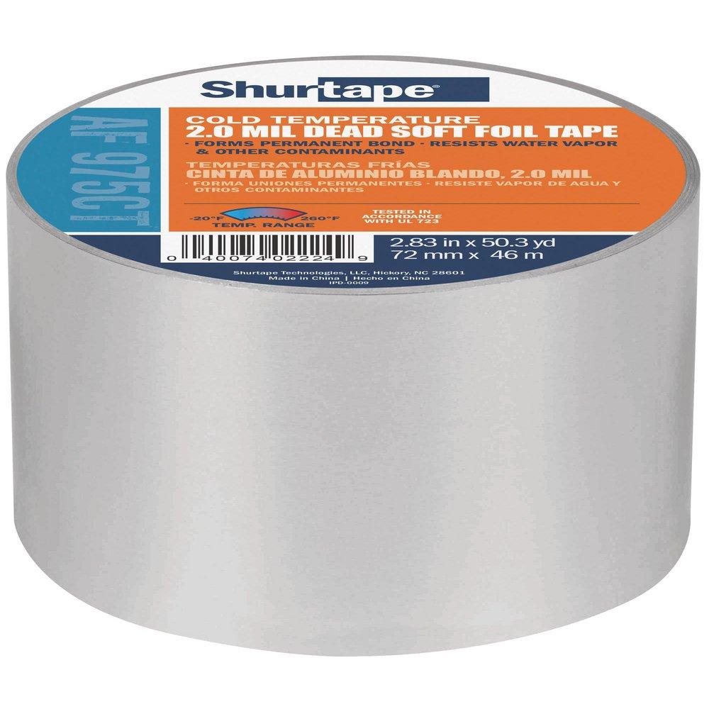 Shurtape Silver 3 in. Aluminum Foil Tape 