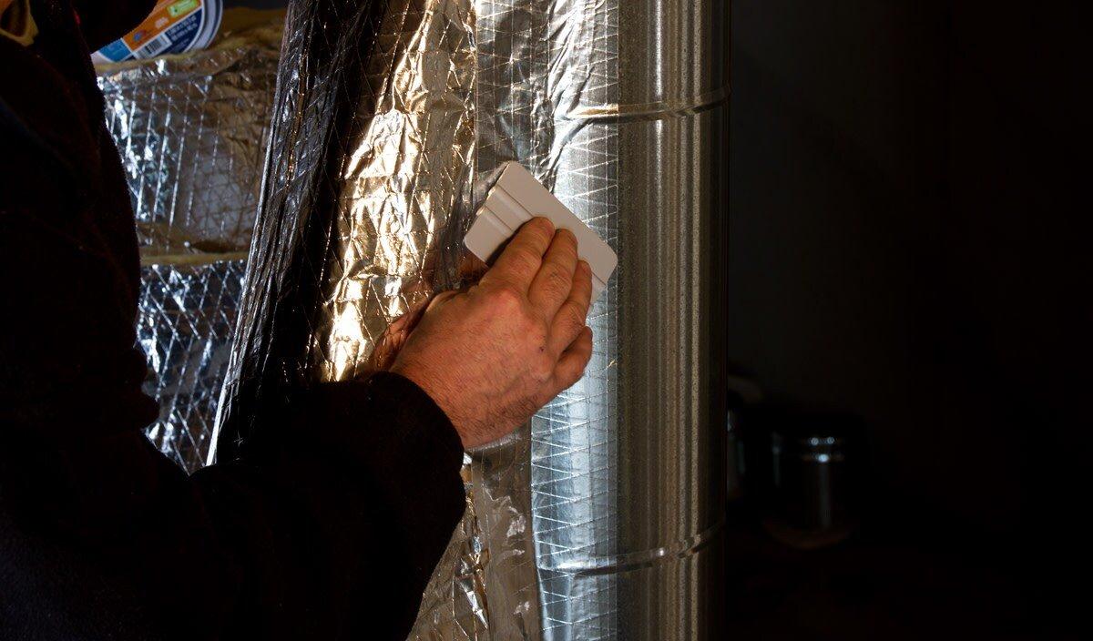 Shurtape Silver 50 yd. Silver Cold Temperature FSK Facing Tape 