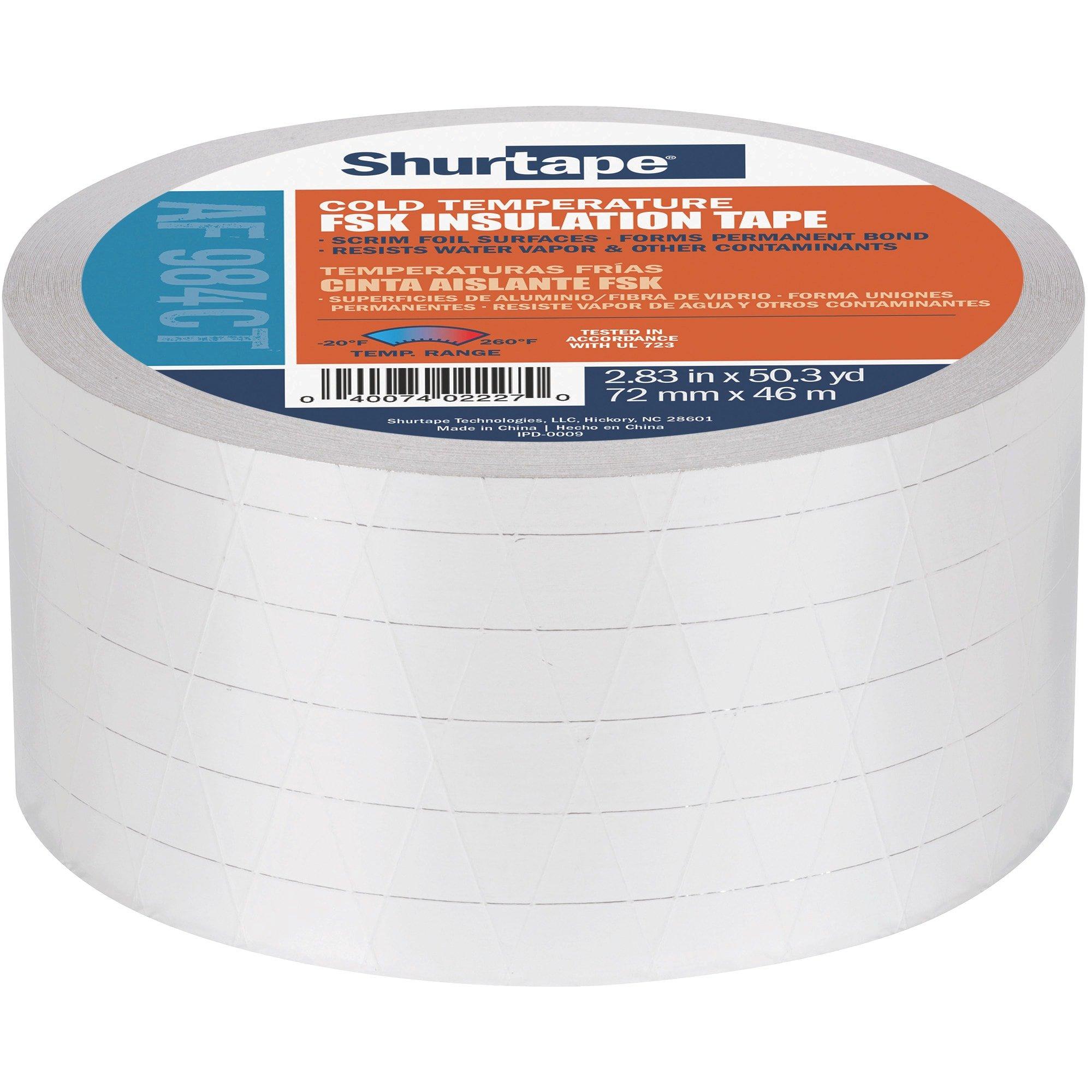 Shurtape Silver 50 yd. Silver Cold Temperature FSK Facing Tape 