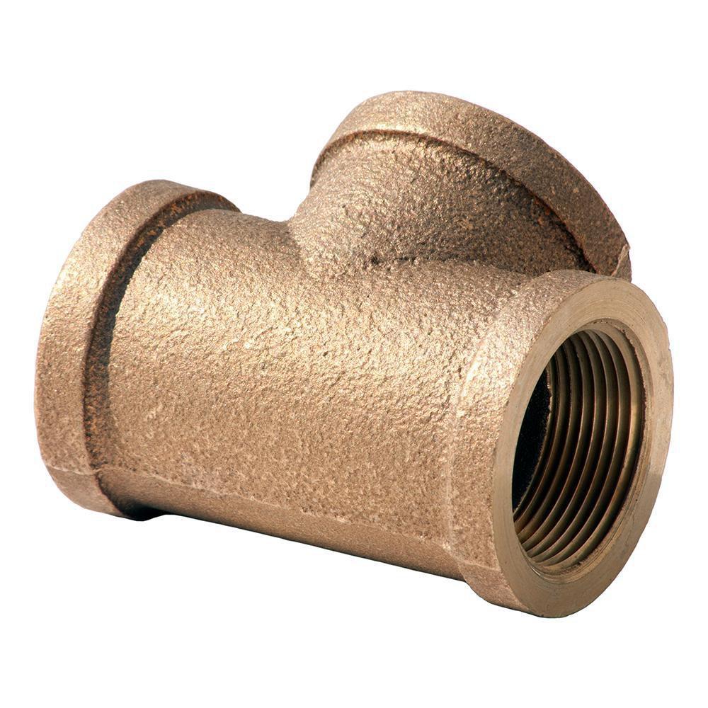 FNPT Brass Reducing Tee 