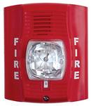 System Sensor Red Wall Mount 2-Wire Horn Strobe 
