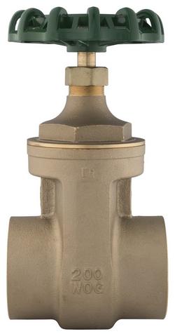1 in. Lead Free Brass Standard Port Sweat Gate Valve