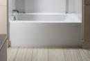 60 x 36 in. Soaker Alcove Bathtub Left Drain in White