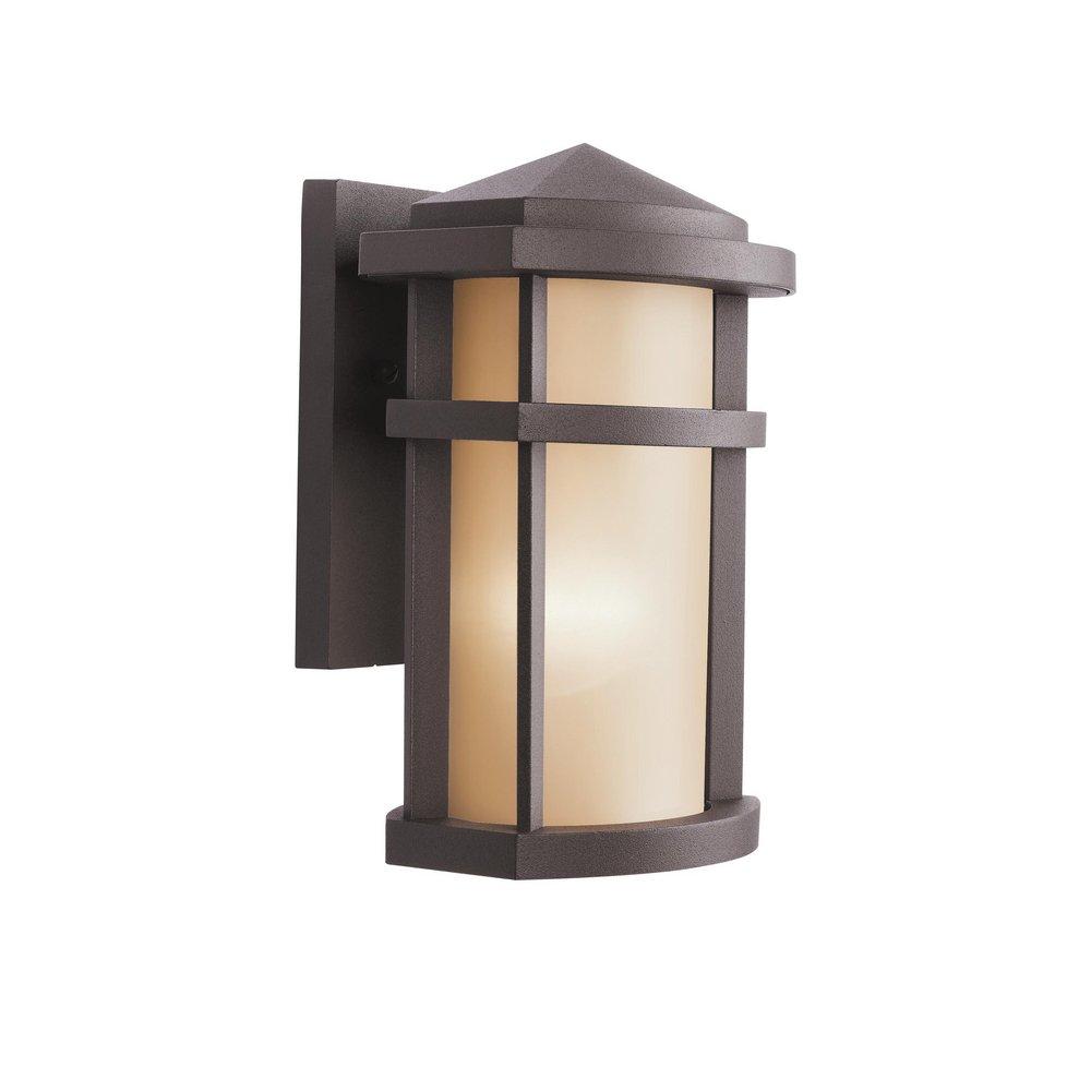 Kichler Lighting Architectural Bronze 75W 1-Light Incandescent Outdoor Wall Sconce 