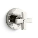 Kallista Nickel Silver Volume Control Trim Kit with Single Cross Handle 
