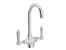 ROHL&reg; Chrome Two Handle Lever Bar Faucet 