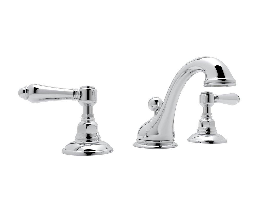 ROHL&reg; Polished Chrome Two Handle Widespread Bathroom Sink Faucet 