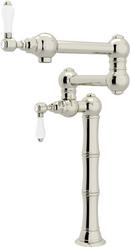 Pot Filler with Lever Handle in Polished Nickel