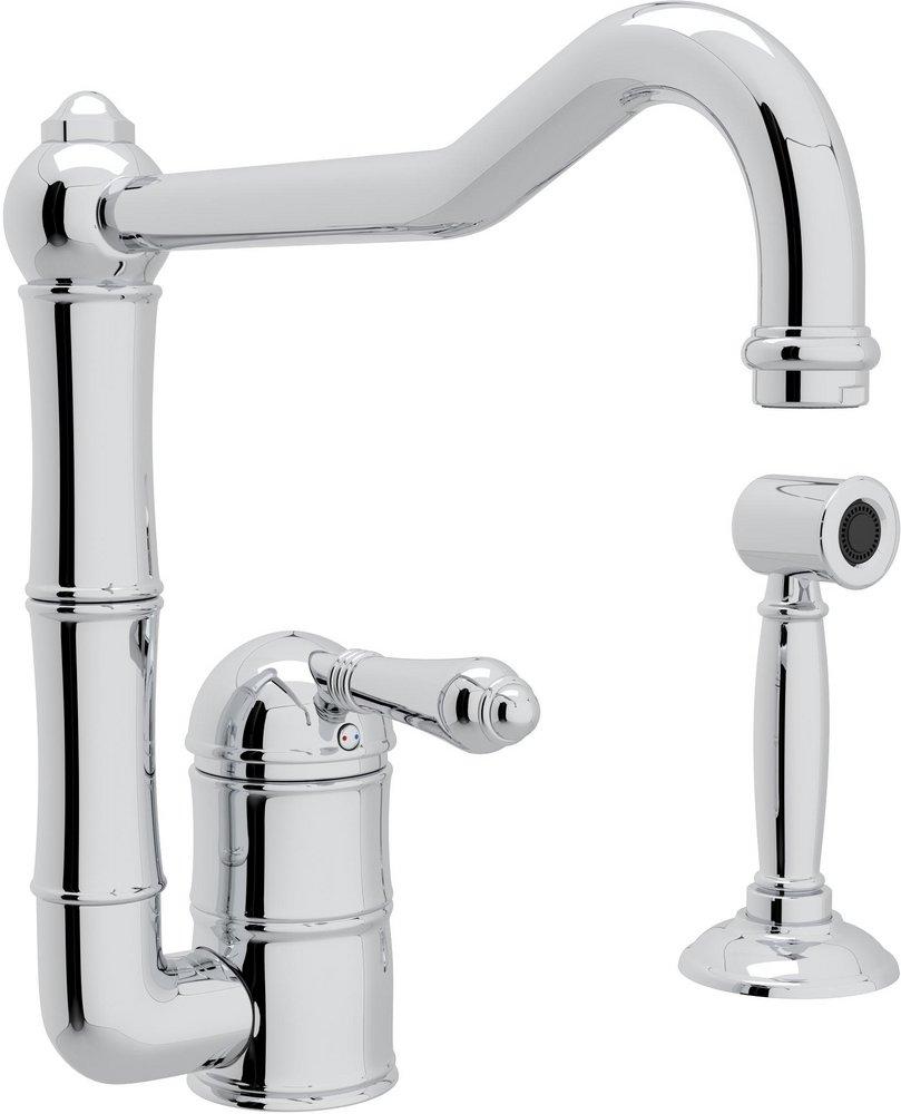 ROHL&reg; Polished Chrome Single Handle Kitchen Faucet 