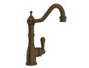 Perrin & Rowe English Bronze 1.8 gpm 1-Hole Single Lever Handle Kitchen Faucet 