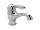 Deckmount Bathroom Sink Faucet with Single Metal Lever Handle in Polished Chrome