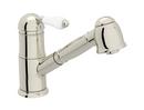 1.8 gpm 1-Hole Single Lever Handle Pull-Out Kitchen Faucet in Polished Nickel