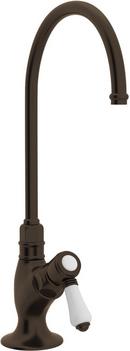 Kitchen Column Spout Filter Faucet with Single Lever Handle and 4-11/16 in. Spout Reach in Tuscan Brass