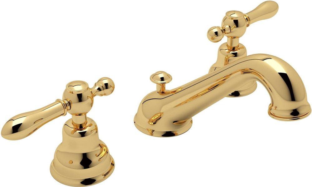 ROHL&reg; Inca Brass Two Handle Bathroom Sink Faucet 