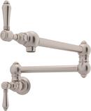 ROHL&reg; Satin Nickel Two Handle Lever Handle Pot Filler 