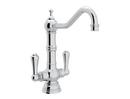 Perrin & Rowe&reg; Polished Chrome Two Handle Bar Faucet 