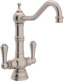 Perrin & Rowe&reg; Satin Nickel Two Handle Bar Faucet 