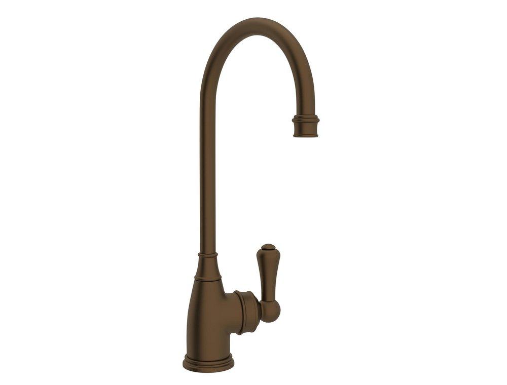 Perrin & Rowe&reg; English Brass Single Handle Lever Bar Faucet 
