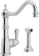 Perrin & Rowe Polished Chrome Single Handle Kitchen Faucet 