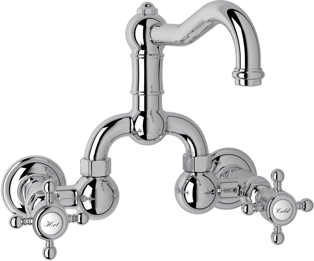 ROHL&reg; Polished Chrome Two Handle Bathroom Sink Faucet 