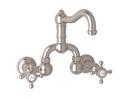 ROHL&reg; Satin Nickel Two Handle Bathroom Sink Faucet 