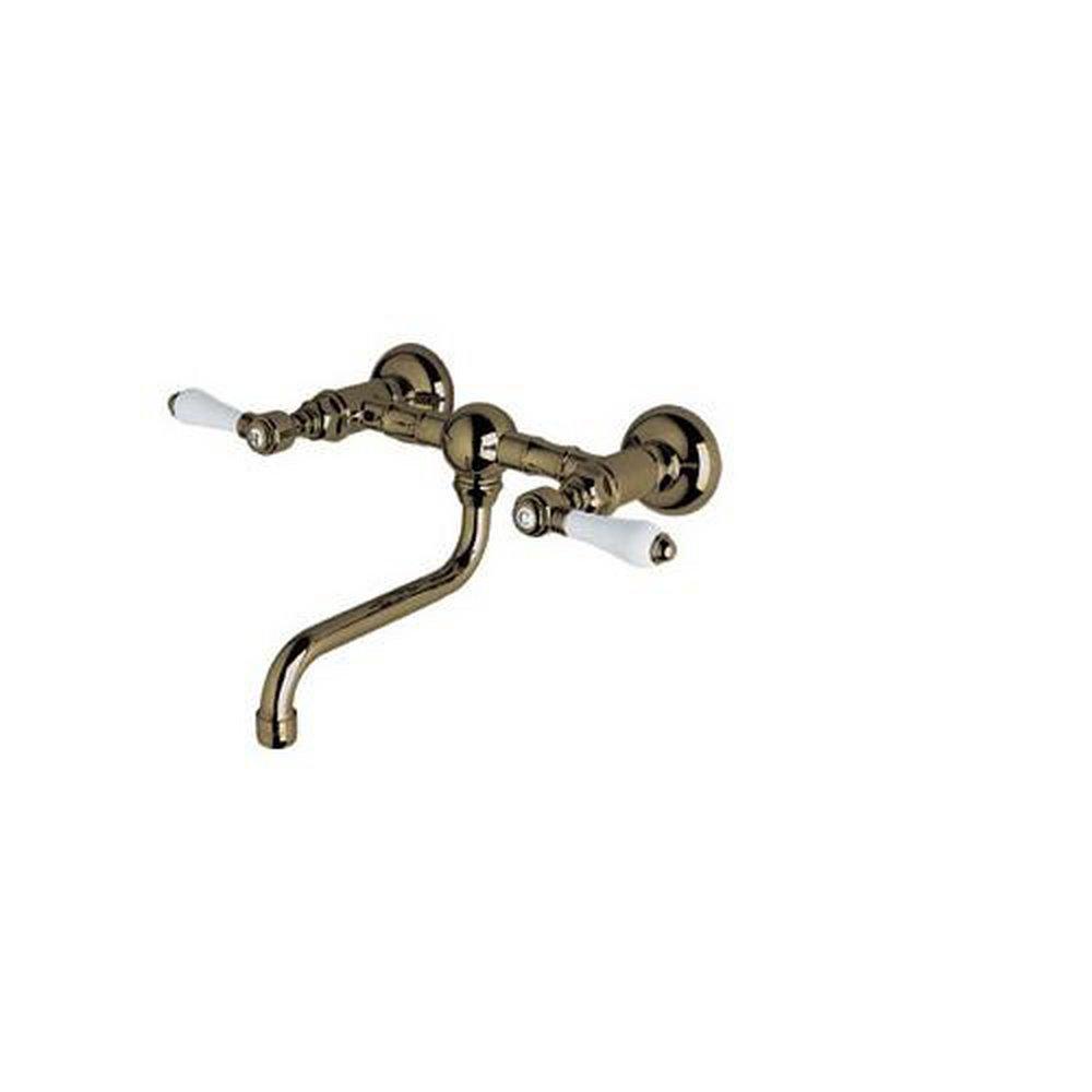 ROHL&reg; Tuscan Brass Two Handle Bathroom Sink Faucet 