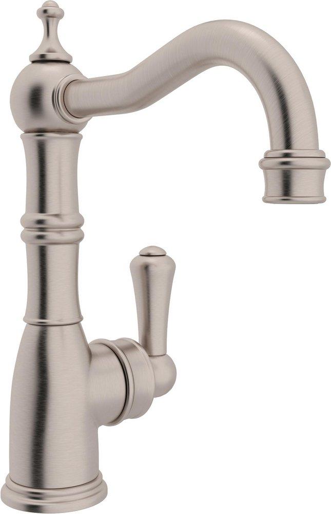 Perrin & Rowe Satin Nickel Single Handle Lever Bar Faucet 