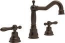 ROHL&reg; Tuscan Brass Two Handle Widespread Bathroom Sink Faucet 