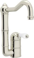 ROHL&reg; Polished Nickel 1-Hole Deckmount Bar Faucet with Single Lever Handle 