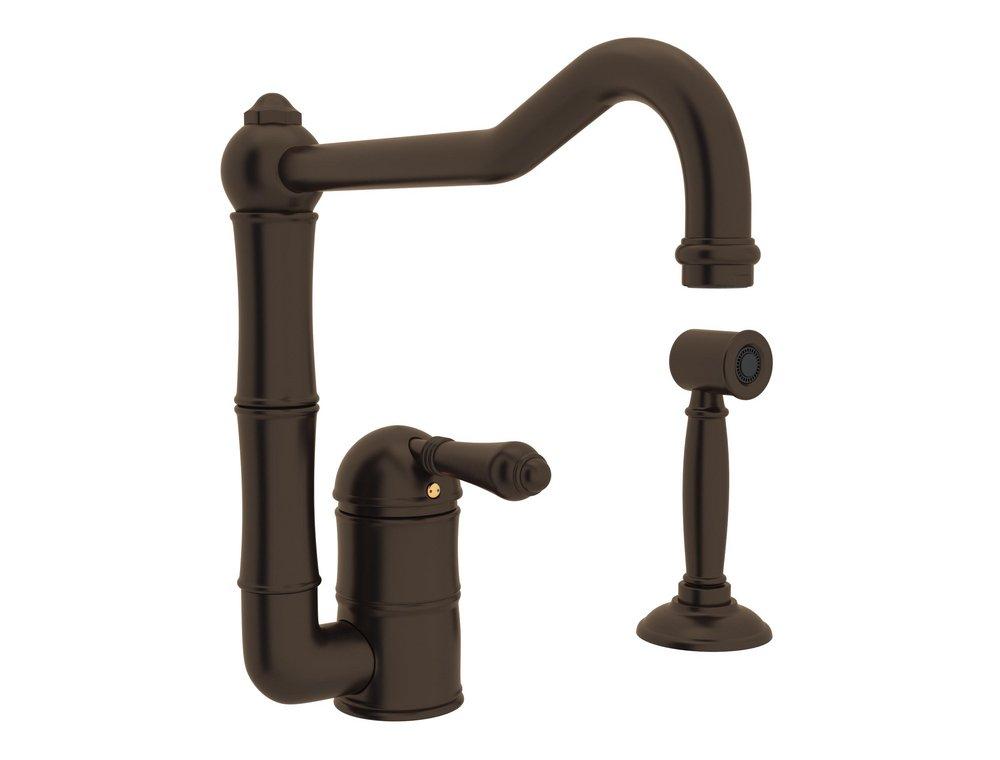 ROHL&reg; Tuscan Bronze Single Handle Kitchen Faucet 