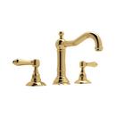 ROHL&reg; Italian Brass Two Handle Widespread Bathroom Sink Faucet 