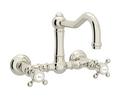 ROHL&reg; Polished Nickel Two Handle Bridge Kitchen Faucet 