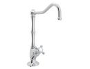 ROHL&reg; Chrome Single Handle Cross Water Filter Faucet 